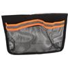 HEANUJJ Borsa Porta Racchette da Ping Pong Sospesa, Organizer da Appendere Oxford Nero 25x18x0,2cm, Tasche Dedicate, Accesso Rapido, per Palline e Accessori, Sotto Tavolo, Tornei