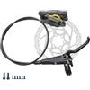 OAPNCBVY Freni Idraulici MTB 4 Pistoni Freni a Disco per Mountain Bike Rotore 160mm Set Pinza Bicicletta 850mm 1500MM Tamburo Posteriori per Bicicletta(XT Right Front 1pc 160mm)