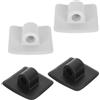 Healvian 4 Pezzi Supporto Motore Kayak in Plastica per e Girante Fuoribordo | Leggero e Compatto, Alta Durata, Stabilità Migliorata, per Uscite Tranquille e Avventure in Acqua
