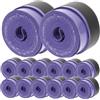 Cabilock 60 Pezzi Nastro Assorbente per Racchetta, Fascia Grip Elastica per Impugnatura, Pu, Porpora, Rimozione Dell'umidità, per Racchetta da Tennis e Manici, per Atleti