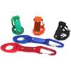 Alasum 6 Pezzi Water Bottle Hook Buckle Water Bottle Carrier Clip Holder Clip in Alluminio Gomma e Nailon Portatile e AntiGraffio per Bottiglie per Escursionismo e Colore Casuale