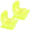 GETAJGHSD Clip per Palline da Tennis Portatile in ABS Giallo 2 Pezzi Resistente alle Intemperie per Allenamento e Uso All'aperto