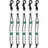 ifundom 5 Pezzi Contatore Punteggi Golf, Contatore a Perline, Plastico Nero, Conteggio Punteggio Design Scorrevole, per Golfisti, sul Campo da Golf Colore Casuale