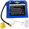 WILLQ Batteria di Ricambio Ricaricabile al Litio per Hoverboard 24V 4Ah