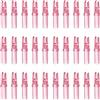 QUARKZMAN Cocche per Freccia da Tiro con L'Arco Inserti in Plastica Carbonio .244/6.2mm per Fai da Te Caccia Tiro Arco Compound Ricurvo (Rosa Trasparente, Confezione da 30)