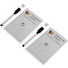 Alipis 2 Set Tracker di Rotazione della Pallavolo con Pennarello Cancellabile, Pvc e Plastica, Riutilizzabile, per Allenatori e Ufficiali, Gestione Partita e Incontri Ufficiali