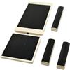 Eiyptzbqm Tavola Equilibrio in Legno Set con 6 Aste di Supporto in Due Forme | Legno Massello, Antiscivolo Pedana Equilibrio Set con Listelli di Supporto Triangolari e Arcuati Balance Board Allenamento