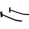 OEBUAFI Supporto per Palla a Parete 2 Pezzi, Porta Palestra per Yoga Bici e Skateboard, Organizer Resistente per Casa Garage, Senza Fori con Rivestimento Antiruggine (Black)
