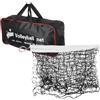 BESPORTBLE Rete Pallavolo Portatile per Spiaggia e Giardino, Nero, Poliestere, Pieghevole, Facile da Installare, per Tennis e Badminton, per Prato e Giardino