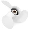 VQPROPs Elica per barche 8 1/2 x 7 1/2 -N per Yamaha 6hp 8hp F6 F8 F9.9/Elica fuoribordo per Yamaha 2/4 tempi 6G1-45943-00-EL, 7 denti scanalati, RH 8,5 x 7,5