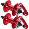 YARNOW Mozzo Ruota Bici Mozzo Posteriore 36 Fori a Sgancio Rapido, Lega, Rosso, Compatibile Mountain Bike, Installazione Facile