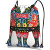 SMAZDFXX Zaino con coulisse Runner ADala Horse Folk Borsa con cordino Zaino pieghevole Borsa sportiva da palestra per lo shopping Yoga