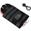 Generic Luce di avvertimento della coda di cavallo USB ricaricabile LED Fili Strap-on Wrap Button Modalità di controllo Opzioni di notte Equitazione crepuscolo Formazione Visibilità Gear Luce di coda di