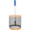 TEHAUX Raccoglitore Metallo e Ping Telescopico Pong Palline in per Nailon Resistente all'Usura Rete Arancione Facile Conservazione per Allenamento di Tennis da Tavolo