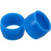 CALLARON 2 Pezzi Anello di Fissaggio Manubrio Bici Copertura Manubrio in Gomma Blu Antiscivolo per Bici da Strada e Mountain Bike