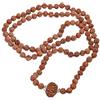 Wonder Care Autentico Rudraksh Mala con rosario Mukhi - Veri semi di Rudraksha himalayano, Ornamento religioso, Rosario Japa Mala Collana - Importato dal Nepal, Unisex