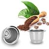 Ejoyous Capsule di Caffè Riutilizzabili in Acciaio 3,7 x 2,5 cm | Ricarica per Macchine da caffè, Preparazione in Casa, Acciaio Inox, Compatibili con Macchine Espresso