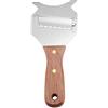 Wifehelper Rasoio per Cioccolato, Affettatrice per Formaggio al Tartufo In Acciaio Inox Lama per Cioccolato Regolabile con Manico in Legno Resistente per Gadget da Cucina