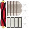 WuYan Vacuum cleaner accessories 13pezzi,Robot parti sostitutive per Xiaomi Roborock S5 S6 T4 T6 T7 S55 S60,Spazzola principale Spazzola Laterale HEPA Filtro Panni Mop（Versione aggiunta）