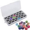 Hztyyier Scatola di bobine vuote, Organizzatore, 28 slot, per macchina da cucire