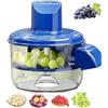 Elprico Sbucciatrice Elettrica per Uva, Peeler Automatico Ricaricabile, Macchina per Sbucciare Frutta con Batteria 1300mAh per Domestica