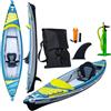 BIC Sport TAHE HP1 KAYAK AIR BREEZE FULL - Kayak gonfiabile da escursione in canoa, 1 persona, 350 cm