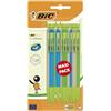 BIC Matic ECOlutions - Portamine con etichetta NF Ambiente, 0,7 mm HB, colori del corpo assortiti, confezione da 10
