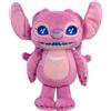 Just Play Disney Stitch Many Moods Angel Peluche Interattivo 34 cm, con Occhi LCD, Suoni e