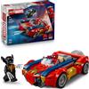 LEGO Marvel Spider-Man Car vs. Venomized Wolverine - Superhero Toy w/a Car Mod