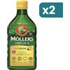 Moller's Omega 3 Olio Di Fegato Di Merluzzo Limone 2 confezioni da 250ml