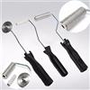 Zerone Strumento in vetroresina GRP, 3 pz/set in lega di alluminio in fibra di vetro Bubble Paddle Laminazione Roller Kit per FRP Resina GRP