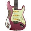 Fender MJT Stratocaster riedizione anni '60 - Burgundy Mist - Heavy Relic | Reliquia Pesante - buono