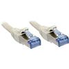 Lindy Cavo Patch Cat.6A S/FTP PIMF privo di Alogeni Grigio, 0,5m