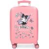 Kuromi Joumma Sanrio Kuromi Fortune Telling Valigia da Cabina Nero 33x50x20 cm Rigido 2.35 kgs Lucchetto a Combinazione Laterale ABS 2.35 kgs 33L Bagaglio a Mano