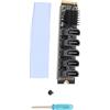 Dilwe Scheda Adattatore PCIE M.2 a SATA3.0 Convertitore Disco Rigido Uplink PCIE3.0 X2 16 Gbps Downstream 5 SATA3.0 6 Gbps per OS X per Llinux per