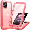 Cozycase Cover TOP 360 Antiurto IP68 Impermeabile Per iPhone 11 Pro Max | Indistruttibile Rugged Militare, Subacquea Waterproof Anti Urto Resistente Antipolvere, Custodia Integrale Doppia Case. Rosa