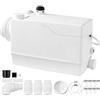 VEVOR Pompa Maceratrice per WC Portata 200L/min Sollevamento Acque Reflue, Maceratore 800 W per Impianti Idraulici Cantica Cucina Bagno Lavanderia Prevalenza 10 m, Attacco Laterale, 4 Ingressi