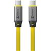 TACTICAL CAVO DATI E RICARICA FAST MAN 2.0 USB-C TO USB-C 15W 1M YELLOW PER SMARTPHONE