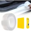 Cutiolly Pellicole Protettive per Vernici Auto,5cm X 10m Pellicola Adhesiva per Auto,Protettiva per Vernice Trasparente,Nastro Adesivo per Protezione,Pellicola Protezione Autoadesiva per Bordi Porta Adesivi