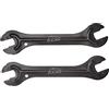 Point 29266501 - Set Chiavi a forchetta Doppia 13/14-15/16 mm, Colore: Nero