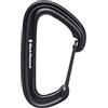 Black Diamond Litewire Carabiner - Moschettone Leggero e Resistente, Taglia Unica, Colore Nero