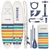 HUIIKE Tavola Sup Gonfiabile Adulti con Accessori Inclusi, Pagaia, Pinne, Pompa. Stand Up Paddle Board con Grande Stabilità e Resistenza. 305 x 84 x 15 cm, Carico Massimo 130 kg