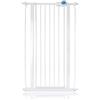 Safetots Cancelletto di Sicurezza Extra Alto in Metallo con Chiusura a Pressione, 68,5cm - 75cm, Bianco, 104cm di Altezza, Cancelletto per Scale Extra Alto, Cancelletto per Bambini Alto