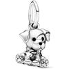 PANDORA Passions Pendente in argento a forma di cane Labrador con smalto nero