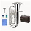 YAMAHA YEP-621S Euphonium 4 pistoncini argentato cinturino in ottone Bb Bocca...