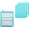 WuYan 4 Pezzi Filtro A Rete HEPA Filtro Buffalo-Mistral per Philips FC8474 FC8476 FC8477 FC8470 FC8471 FC8472 FC8473 Aspirapolvere