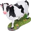 Annadue Statuette di Mucca, Statua di Mucca in Miniatura in Resina, Statuetta di Bestiame da Fattoria per la Decorazione del Giardino, Ornamento da Tavolo, Arredamento della Fattoria