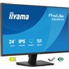 Iiyama Monitor Led 24'' Led Iiyama ProLite X2491H-B1 Full HD 1920x1080 1ms Classe C Nero [X2491H-B1]