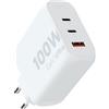 Xtorm, ULTRA-WALL 100W GAN2, bianco