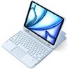 inateck Tastiera Inateck per iPad 10/11 (16a gen., A16, 2025), Air 11 pollici (M4/M3/M2, 2026/2025/2024), Air 5/4, Pro 11, con touchpad e porta-stilo, rimovibile